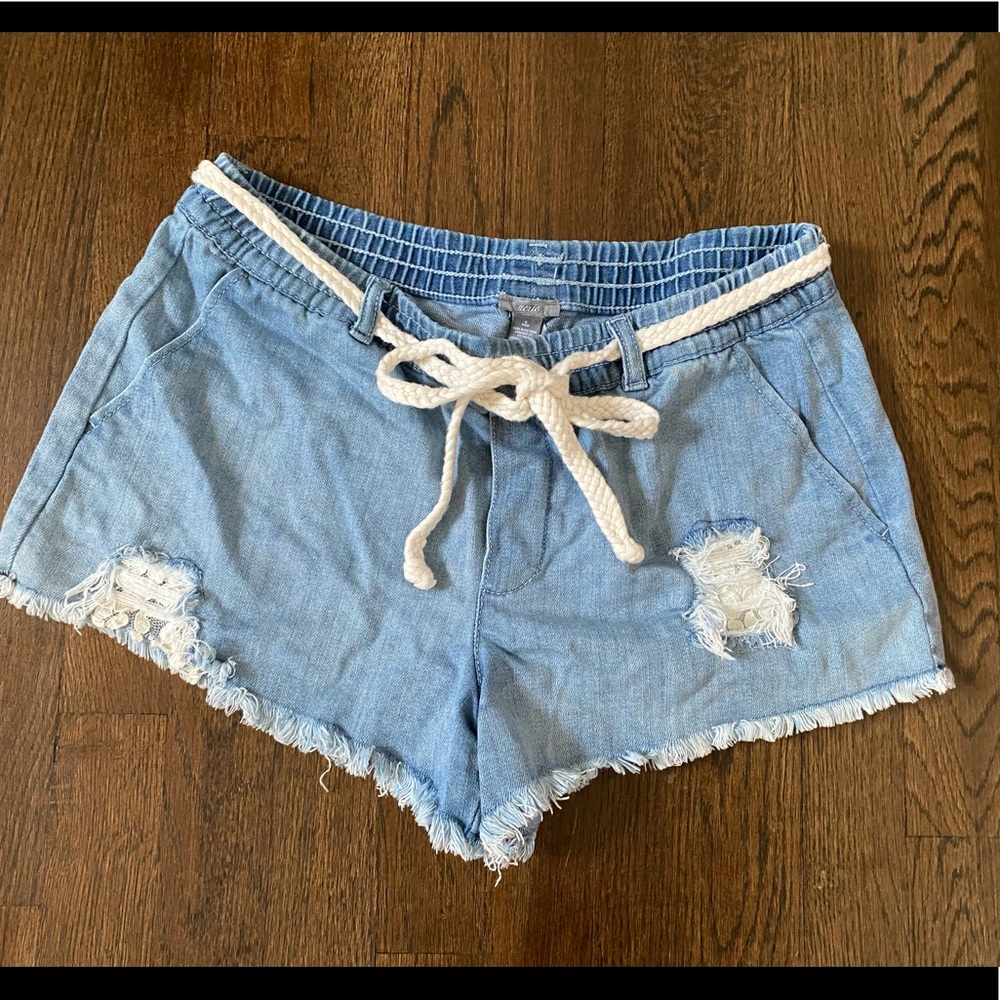Boho Jean Shorts